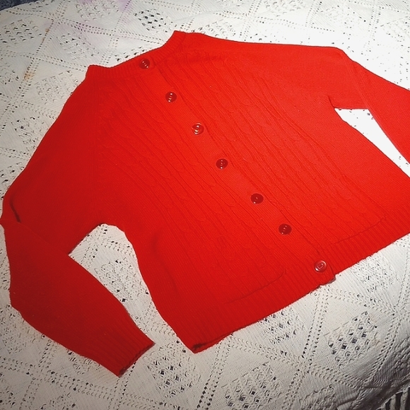 Kmart Sweaters Oh So Classy Red Sassy Acrylic Sweater Poshmark